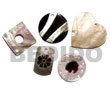 5 Pcs. Shell Pendants / 3 Pcs. Blacklip/ Hammershell W/ Skin /