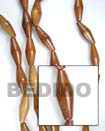 shell fashion jewelry Football Bayong Wood Beads Wooden Necklaces Wood Beads