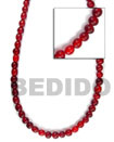 Red Horn Beads