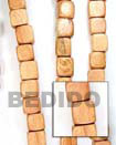 Bayong Dice Wood Beads