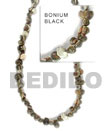 Fashion Black Bonium Shell Beads