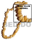 Fashion Nassa Yellow Shell Beads