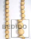 Fashion Natural White Wood Beads Wooden Necklaces
