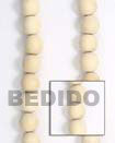 Fashion Natural White Wood Oval Wood Beads Wooden Necklaces