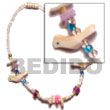 Fashion White Glass Beads W/ Shell Bracelets