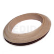Fashion Plain Raw Natural Wooden Bangle Casing Only