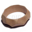 Fashion Plain Raw Natural Wooden Bangle Casing Only