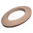 Fashion Plain Raw Natural Wooden Bangle Casing Only