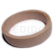 Fashion Plain Raw Natural Wooden Bangle Casing Only