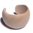 shell fashion jewelry Plain Raw Natural Wooden Bangle Casing Only Wooden Bangles