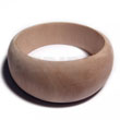 Fashion Plain Raw Natural Wooden Bangle Casing Only