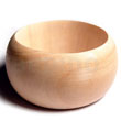 shell fashion jewelry Plain Raw Natural Wooden Bangle Casing Only Wooden Bangles