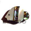 Fashion Inlayed Fish Troca Brooch Brooch