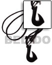 shell fashion jewelry Black Carabao Horn Hook Surfers Necklace Surfers Necklace