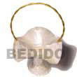 Capiz Shell Scallop Basket Decorative / Gift Item