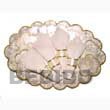 shell fashion jewelry Set Of 4 Oval Gifts Decorative Souvenir Item Gifts Decorative Souvenir Item Giveaways