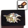 Shell Inlaid Wooden Jewelry Box