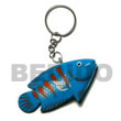 Fish Handpainted Wooden Keychain