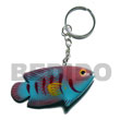 Fish Handpainted Wooden Keychain