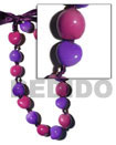 Painted Kukui Nuts Alt. Solid Colors ( 16 Pcs. ) / Adjustable R