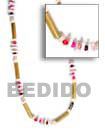 Bamboo And Shells Necklaces