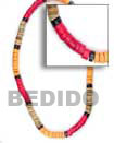 Natural Coco Heishe Necklace