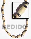 shell fashion jewelry Natural White Wood Tube Natural Combination Necklace Natural Combination Necklace
