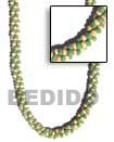 Twisted Coco Pukalet Natural 2 rows 3 rows Necklace