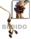 shell fashion jewelry 3 Tassel Natural Coco Natural Combination Necklace Natural Combination Necklace