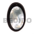 shell fashion jewelry Hammershell Oval W/ Thick Shell Pendant Shell Pendant