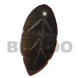 Fashion Blacklip Leaf 15mm Pendants Shell Pendant