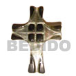 shell fashion jewelry Blacklip Cross W/ Skin Shell Pendant Shell Pendant