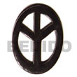 shell fashion jewelry Horn Peace Sign 45mm Bone Horn Pendant Horn Pendants
