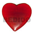 shell fashion jewelry Red Heart Horn 40mm Bone Horn Pendant Horn Pendants