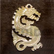 shell fashion jewelry Dragon MOP Carving 40mm Shell Pendant Shell Pendant