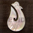 shell fashion jewelry Hook MOP 40mm Pendants Shell Pendant Shell Pendant