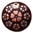 shell fashion jewelry Black Tab Shell Pendant Hand Painted Pendant Hand Painted Pendant