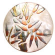 Shell Hand Paint Emboss Pendant
