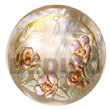 Shell Hand Paint Emboss Pendant