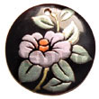 shell fashion jewelry Black Tab Shell Pendant Hand Painted Pendant Hand Painted Pendant