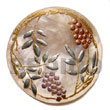shell fashion jewelry Hammer Shell Pendant Hand Painted Pendant Hand Painted Pendant