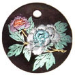 shell fashion jewelry Hammer Shell Pendant Hand Painted Pendant Hand Painted Pendant