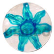 shell fashion jewelry Capis Shells Pendant Hand Painted Pendant Hand Painted Pendant