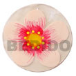 Shell Hand Paint Emboss Pendant