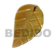 Fashion 25mmx14mm MOP Leaf Pendants Shell Pendant