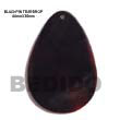 Black Pin Teardrop Pendant