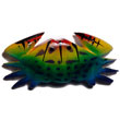Crab Hand Painted Wooden Refrigerator Fridge Door Magnet