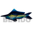 Fish Hand Painted Wooden Refrigerator Fridge Door Magnet