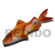 Fish Hand Painted Wooden Refrigerator Fridge Door Magnet