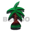 Coco Tree Hand Painted Wooden Refrigerator Fridge Door Magnet
